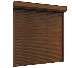 Рулонные ворота для въезда 4100x1000